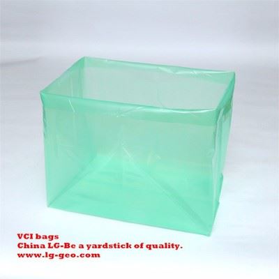 VCI气相防锈缠绕膜，材质VCI+PE ，蓝色防锈膜图2