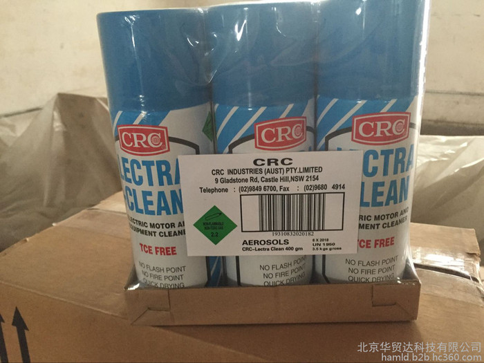 crc2018CRC2018 电机电器清洁剂 脱脂剂美国原装进口 溶解油脂