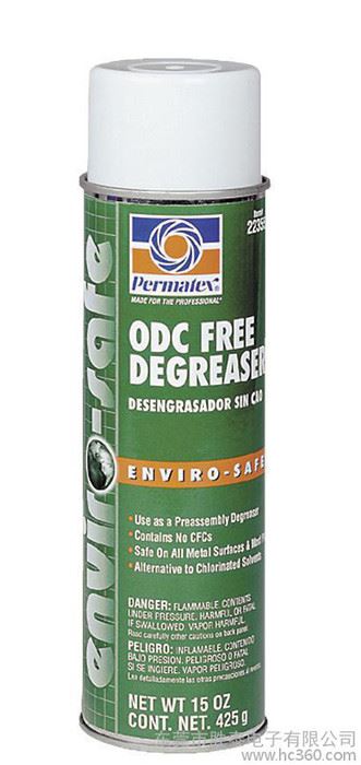 美国泰扬PERMATEX不含ODC的清洗剂/脱脂剂22355
