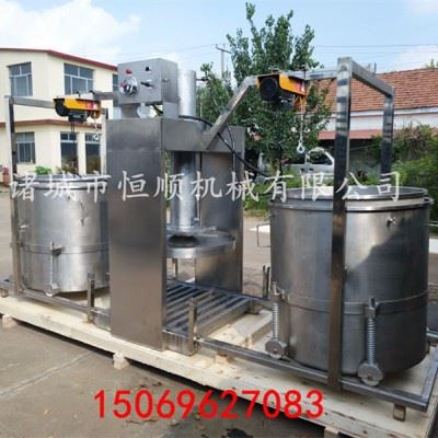 果汁酿酒前处理设备 果蔬清洗粉碎榨汁流水线 大型水果榨汁机图6
