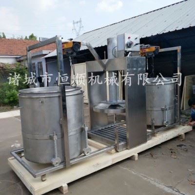 果汁酿酒前处理设备 果蔬清洗粉碎榨汁流水线 大型水果榨汁机图4