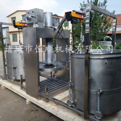 果汁酿酒前处理设备 果蔬清洗粉碎榨汁流水线 大型水果榨汁机图8