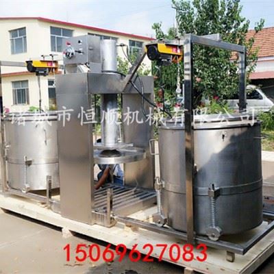 果汁酿酒前处理设备 果蔬清洗粉碎榨汁流水线 大型水果榨汁机图3