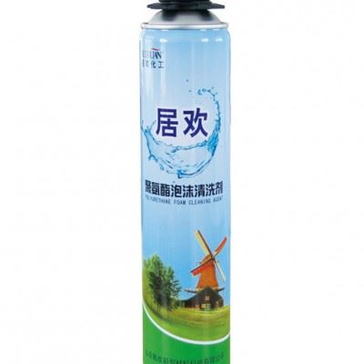 山东居欢高效快速聚氨酯泡沫清洗剂图1