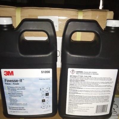 3M 51056 紫色抛光蜡 抛光液 漆面划痕抛光膏汽车钢琴漆面研磨膏镜面蜡图1