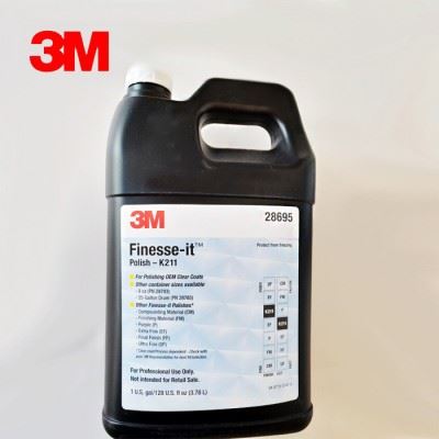 3M抛光蜡 28695 FINESSE-IT POLISH 抛光液 K211加仑装研磨膏图1
