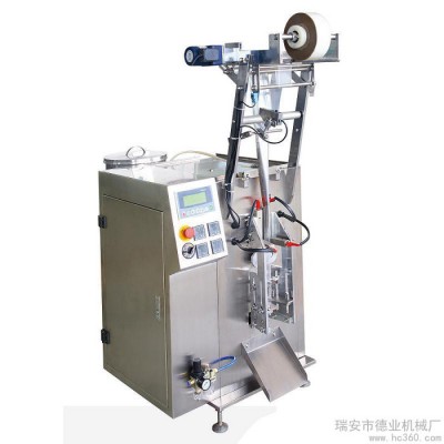 供应德业PMS-80瑞安市乳化油三边封酱包装机械设备图1