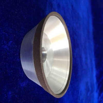 河南科美 【树脂CBN碗型砂轮 100/35/20立方氮化硼100# __高速钢专用高速砂轮  磨削比高  强优越性砂轮图1