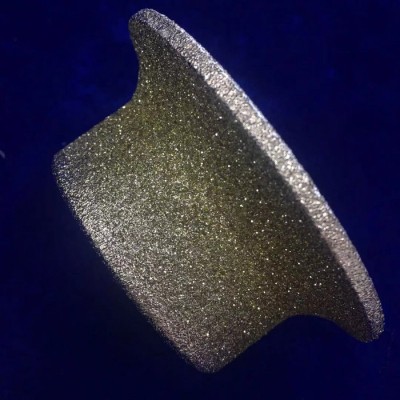 科美【电镀滚轮厂家】  蜗杆金刚石修整轮 凸弧度砂轮供应 CBN立方氮化硼磨料  非标砂轮订做图1