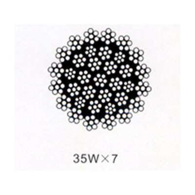 供应泰日18*7、35W*7、4V*39开凿立井提升钢丝绳图1