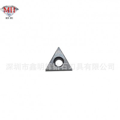 直批CBN车刀片 单头聚晶立方氮化硼刀粒 金属加工车刀片专用图2