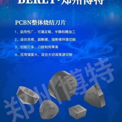 优势供应 双面复合6角焊接CBN刀片，博特立方氮化硼刀具图1