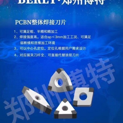 优势供应 双面复合6角焊接CBN刀片，博特立方氮化硼刀具图7