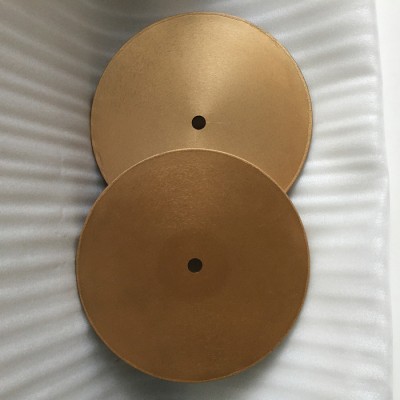 河南科美 钎焊砂轮  60#10mm厚度半圆弧砂轮 400/10/25.4 粗粒度钎焊去毛刺砂轮  立方氮化硼钎焊砂轮图3