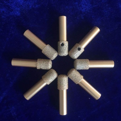 河南科美 【CBN磨头】 Φ6mmL45mm立方氮化硼磨料产品__三型料定制__磨料强度好耐磨  基体加水口磨头图1