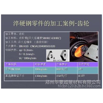 精车加工淬火钢齿轮CBN刀具选择【华菱立方氮化硼专用车刀】图5