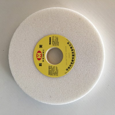 【高速钢砂轮】 含硼的陶瓷结合剂__立方氮化硼磨料砂轮 Φ350/75/127  P平行砂轮图4