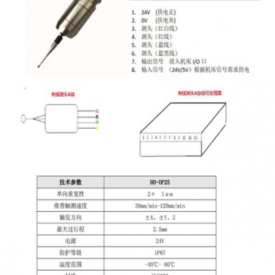 3D有线测头寻边器 万向高精度寻边探针 数控精雕高精密对刀仪测头图5