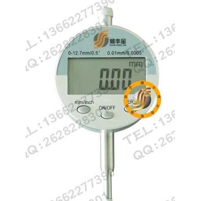顺丰金SFJ0-12.7mm数字显百分表精度0.01电子指示表厚度计高度规表图1