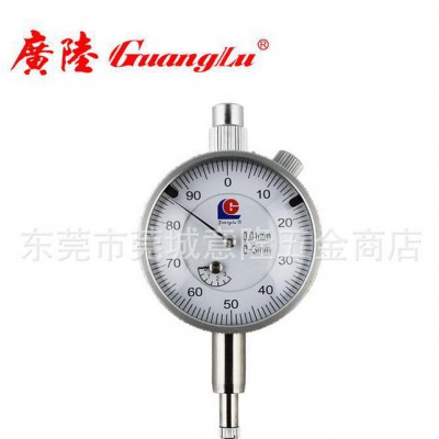 广陆百分表0-3*0.01mm防震指示表机械指针式百分表图1