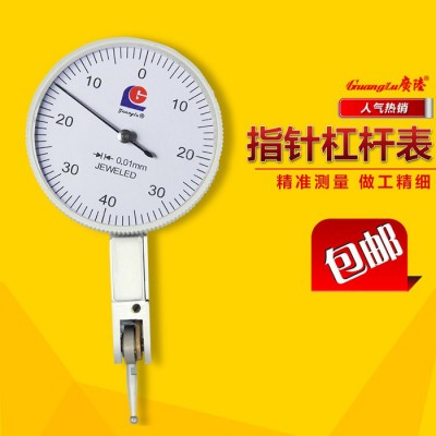 供应GuangLu/广陆207-319杠杆百分千分表激光刻度大表盘读数0-0.2精度0.002 杠杆百分表图2