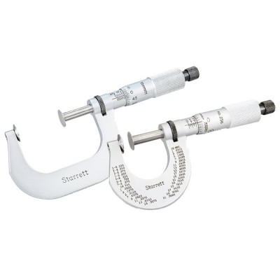 施泰力/Starrett 256、256M系列盘式外径千分尺（旋转或非旋转芯图3