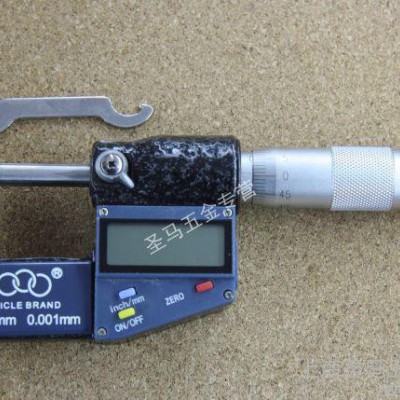 【三圈工具】数显千分尺 0-25mm 千分卡尺 外径千分尺 特价包邮图2