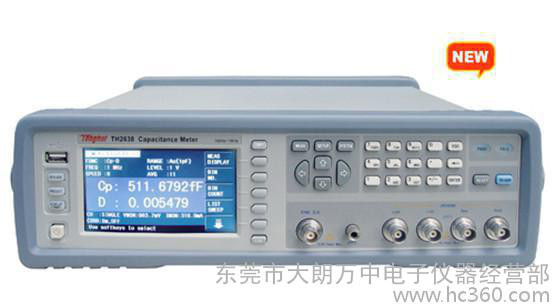 同惠TH2638A电容测量仪 高速精密电容测量仪 数字电容测