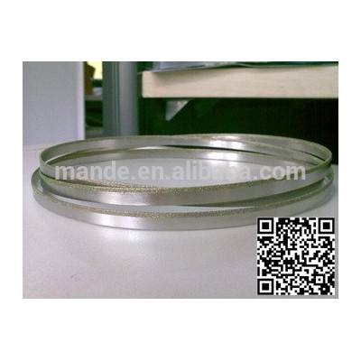 曼德MD5914金刚石工具异形pcd铣刀刀片无接缝环形带锯条定做锯片不锈钢金刚石涂层带锯切割机锯条图3