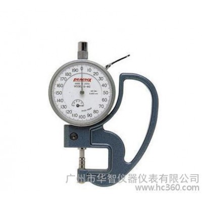 原装日本PEACOCK**G-6C 测厚仪 G-7C 厚薄表0.001mm 厚度规图1