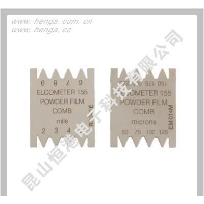 英国易高 elcometer 155 未固化粉末涂层湿膜梳 湿膜卡 测厚仪图1