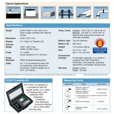 美国ChecklineTI-25LT测厚仪图2