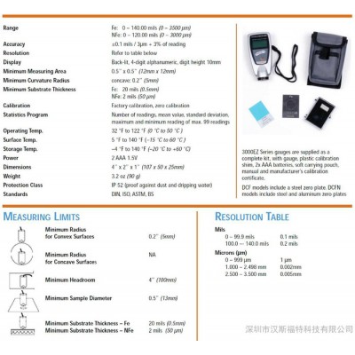 涂层测厚仪，铁基测厚仪，DCF-3000EZ图2