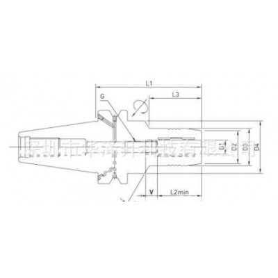 韩国JE-IL液压刀柄SK50-JHM20-150图1