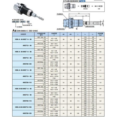BIGDAISHOWA刀柄HSK-A40-MGT图2