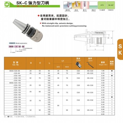 供应韩国希普思（HIPPSC)SK40-C32-105强力刀柄 韩国进口 批发图2