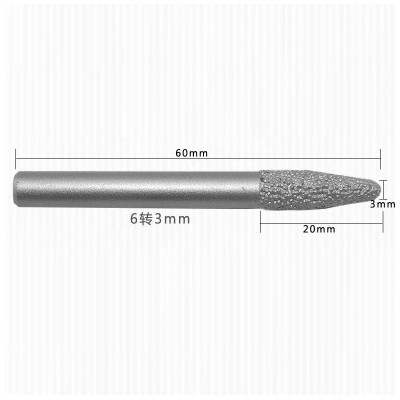 弘阳石材雕刻刀具冶熔钎焊数控雕刻机雕刻刀大理石浮雕锥形刀具图5