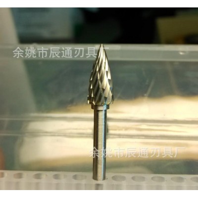 【】硬质合金旋转锉 钨钢滚磨刀 雕刻刀 尖头弧形 G3*6图2