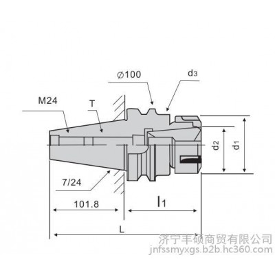 台湾SKIF数控刀柄BT/ER弹性刀柄BT50ER16ER20ER25ER32ER40图2