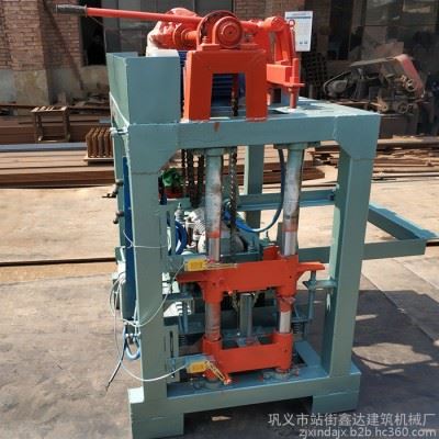 鑫达免烧制砖机设备厂家QMJ4-30A水泥垫块机 小型水泥支撑垫块机设备配件供应 小型移动垫块机模具可更换一机多用图3