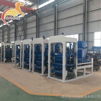 昆明免烧战机配件 砖机PLC全自动电脑控制柜 电磁阀 模具定制 液压砖机 水泥砖机厂家金马机械图5