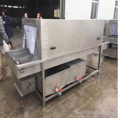 鼎鸿XKJ-2000型鸡蛋筐清洗机 隧道式洗箱机 全自动洗盒机 塑料模具清洗机 机械配件去污清洗机 四面喷淋清洗机图7