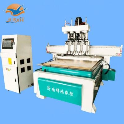 济南祥鸿数控机械 生产四工序开料机 板式家具开料机  木工下料机 木工加工中心图1