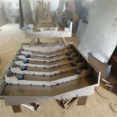 加工中心伸缩盖板防尘罩 数控机床钢板防护罩 VMC850加工中心钢板防护罩 量大优惠图5