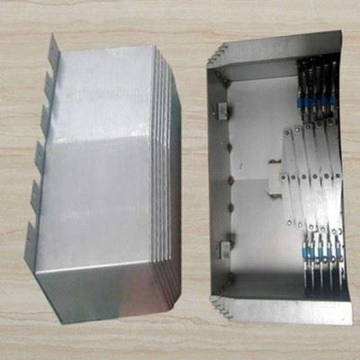 加工中心伸缩盖板防尘罩 数控机床钢板防护罩 VMC850加工中心钢板防护罩 量大优惠图7