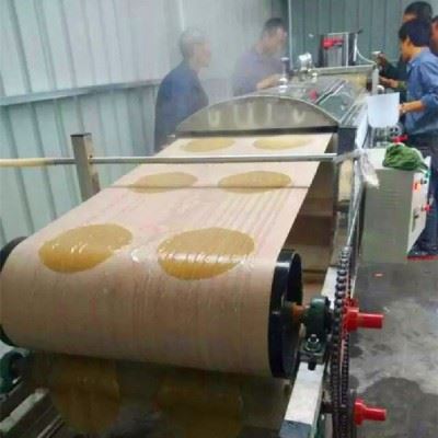 凯迪小型自动凉皮机 吉林数控蒸气凉皮加工设备 燃气圆形凉皮机 包教技术图5