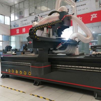 巨无霸数控  郑州全自动上下料 衣柜橱柜数控开料机 直排换刀加工中心 特价一台 订购直降一万图6