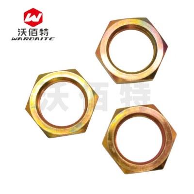 供应CNC数控车床组合件铝合金机械小配件黄铜六角螺母 加工图2