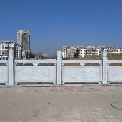 安装花岗岩栏杆厂家 石材加工数控雕刻 河道石材护栏订做图5