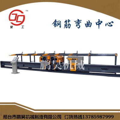 PHGW-32大型全自动数控钢筋弯曲中心卧式加工中心两机头五机头大型弯曲中心【鹏昊机械】图2